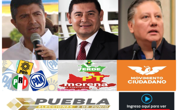 Sigue aquí el Debate para la Gubernatura de Puebla 2024.